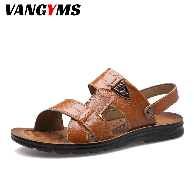 Men's Sandals Summer Brand Beach Shoes Leather Men Comfortable Breathable Casual Shoes Sandalia Masculina Fashion Slippers
Men's Sandals Summer Brand Beach Shoes Leather Men Comfortable Breathable Casual Shoes Sandalia Masculina Fashion Slippers