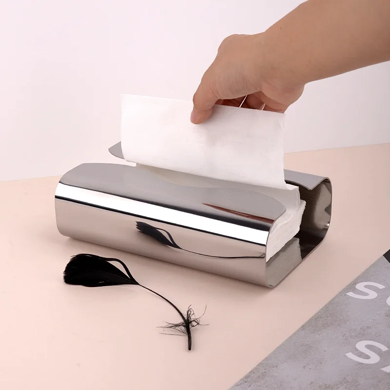 Minimalist Light Luxury Style Stainless Steel Tissue Box Hotel Household Tissue Paper Napkin Box Household Supplies
Minimalist Light Luxury Style Stainless Steel Tissue Box Hotel Household Tissue Paper Napkin Box Household Supplies