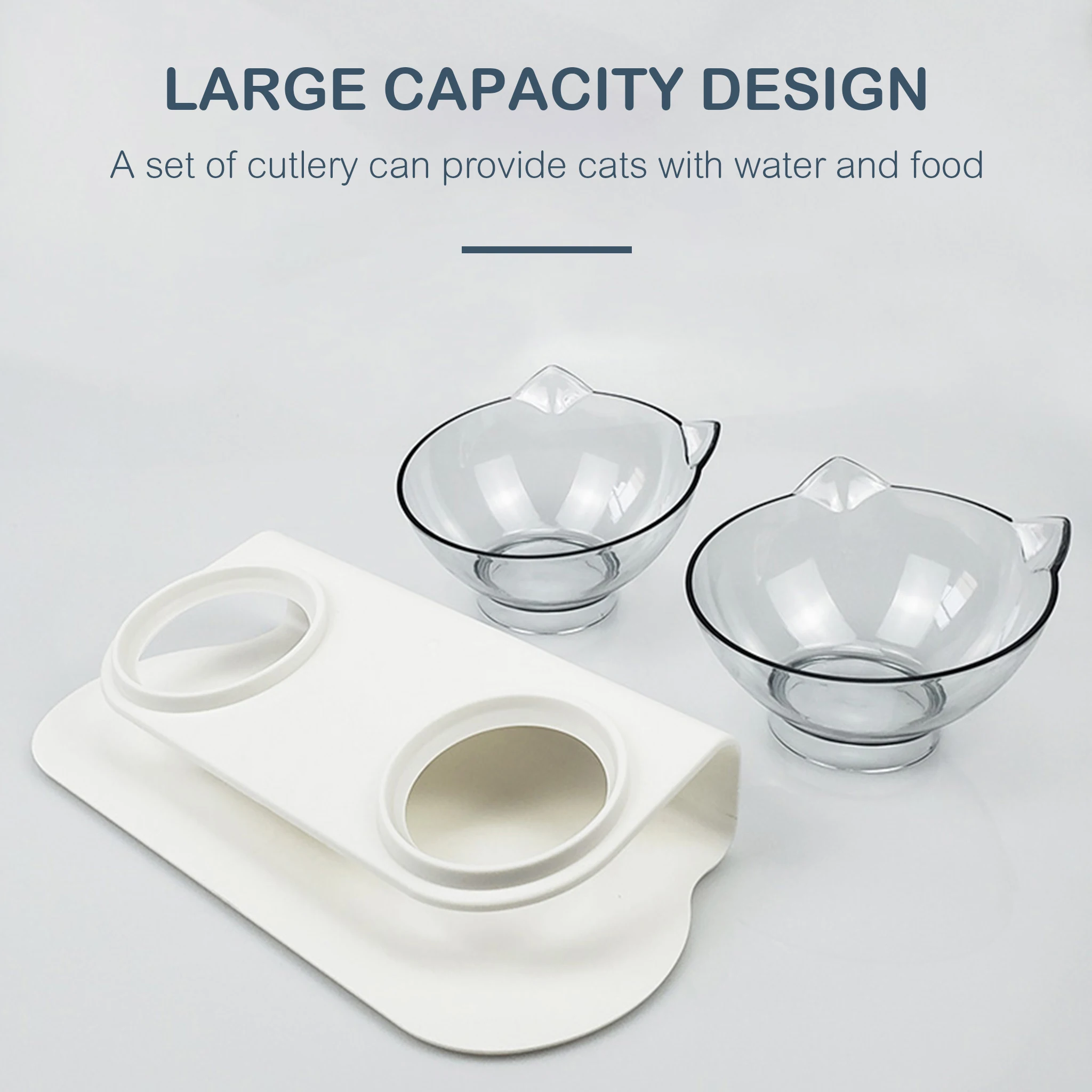 Pet bowl for cat dog bowls and drinkers double feeder supplies for cats pet feed and bowls food storage cat accessories 15° tilt
Pet bowl for cat dog bowls and drinkers double feeder supplies for cats pet feed and bowls food storage cat accessories 15° tilt