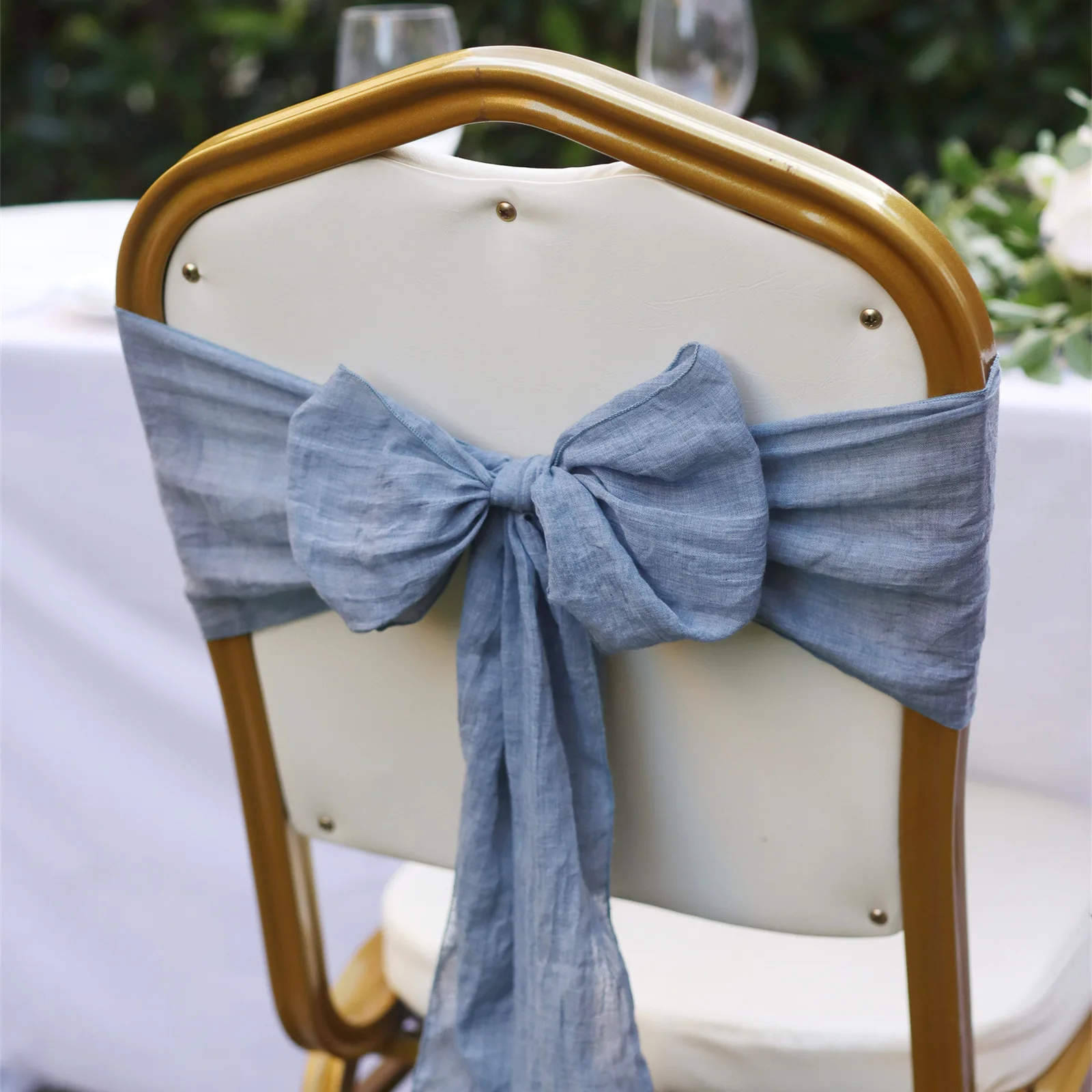 Farmhouse Cotton Chair Sashes Wedding Decoration Yarn Chair Bow Tie Band Sashes Simple Chair Cover Birthday Banquet Party Decor
Farmhouse Cotton Chair Sashes Wedding Decoration Yarn Chair Bow Tie Band Sashes Simple Chair Cover Birthday Banquet Party Decor