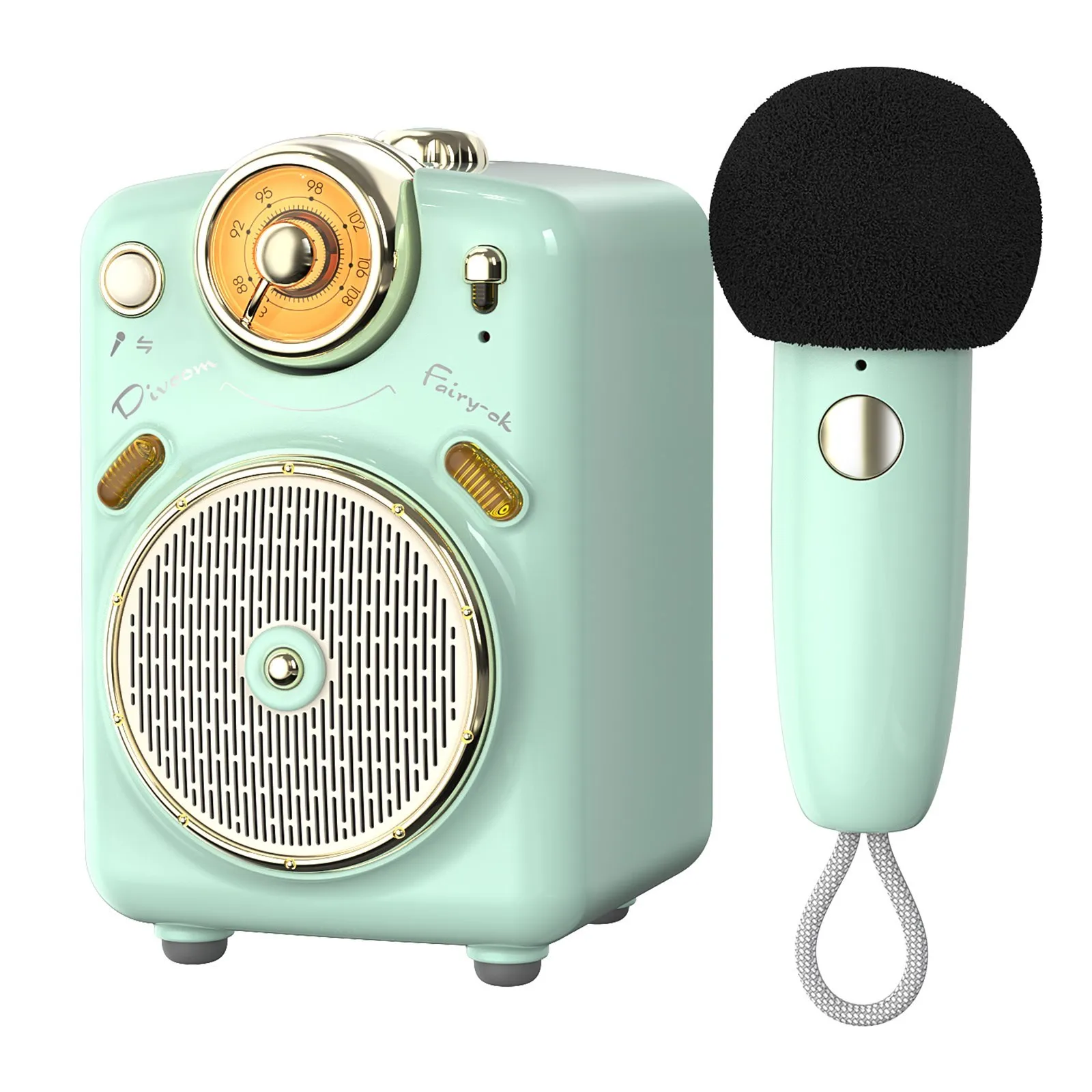 2023 New Fairy-OK Portable Bluetooth Speaker with Microphone Karaoke Function with Voice Change, FM Radio, TF Card Recommend
2023 New Fairy-OK Portable Bluetooth Speaker with Microphone Karaoke Function with Voice Change, FM Radio, TF Card Recommend