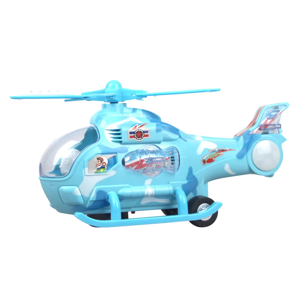 Electric Mini Universal Helicopter Toy with Light Music Helicopter Model Flashing Wing Rotation Airplanes Model Gift for Kids
Electric Mini Universal Helicopter Toy with Light Music Helicopter Model Flashing Wing Rotation Airplanes Model Gift for Kids