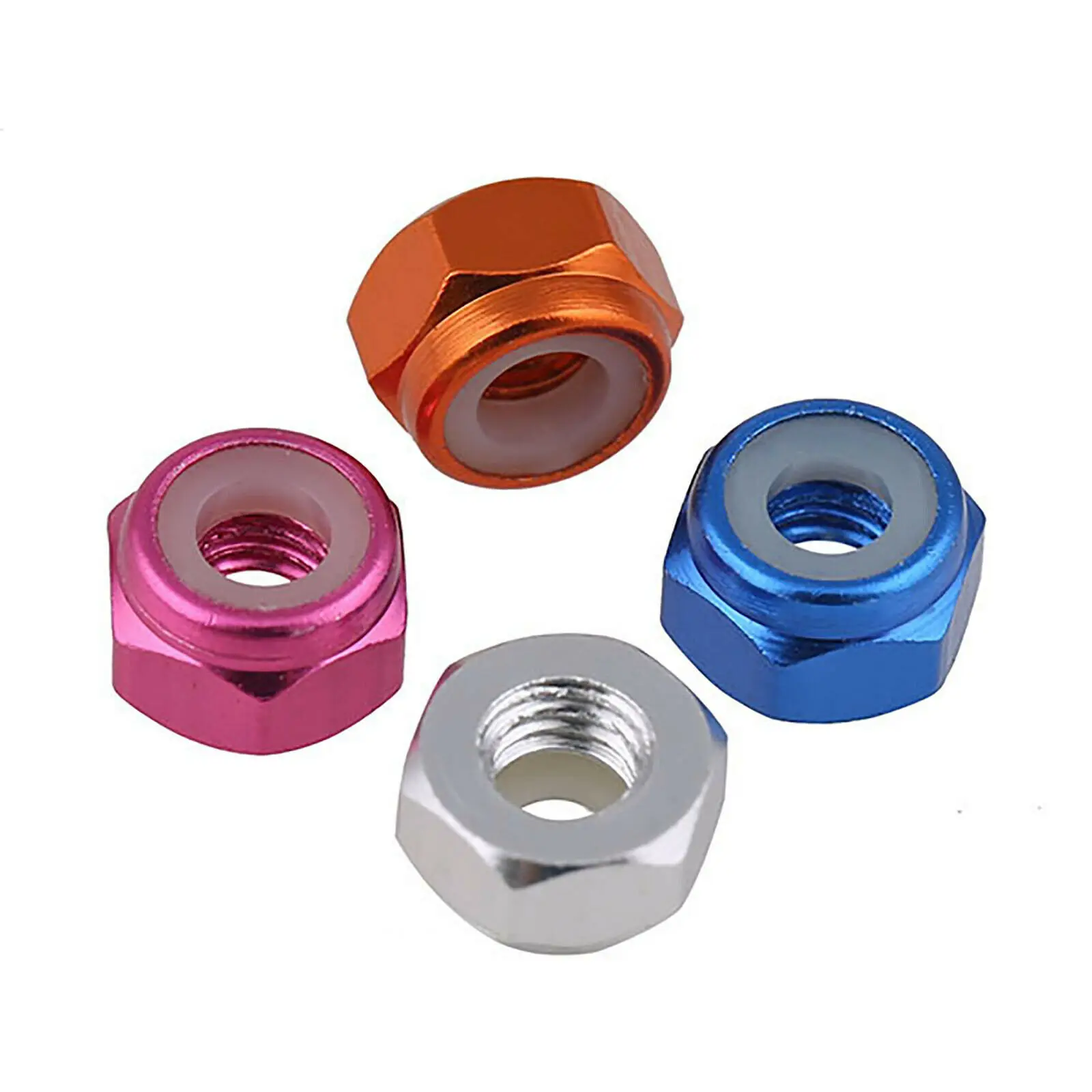 5pcs/lot Anodized Aluminum Alloy Nylon Insert Lock Nut Self-Locking Nut 11 Colours M2 M2.5 M3 M4 M5 M6 M8 High Quality
5pcs/lot Anodized Aluminum Alloy Nylon Insert Lock Nut Self-Locking Nut 11 Colours M2 M2.5 M3 M4 M5 M6 M8 High Quality