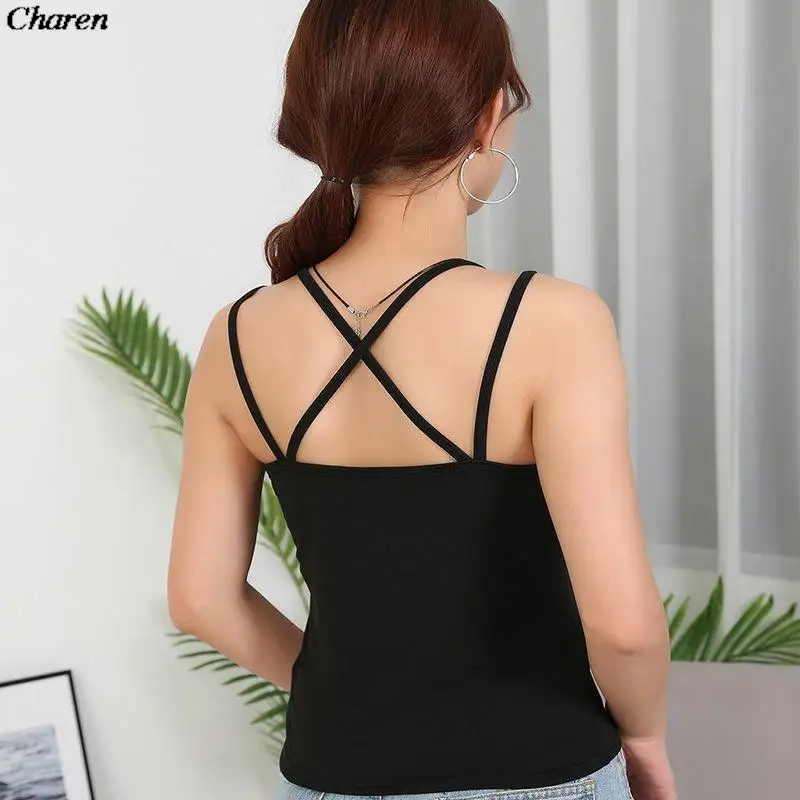Women Tank Top Polyester Solid Color Spring Summer Singlet U Neck Vest Stretch Undershirt Camisole Tops Korean Small Vest
Women Tank Top Polyester Solid Color Spring Summer Singlet U Neck Vest Stretch Undershirt Camisole Tops Korean Small Vest