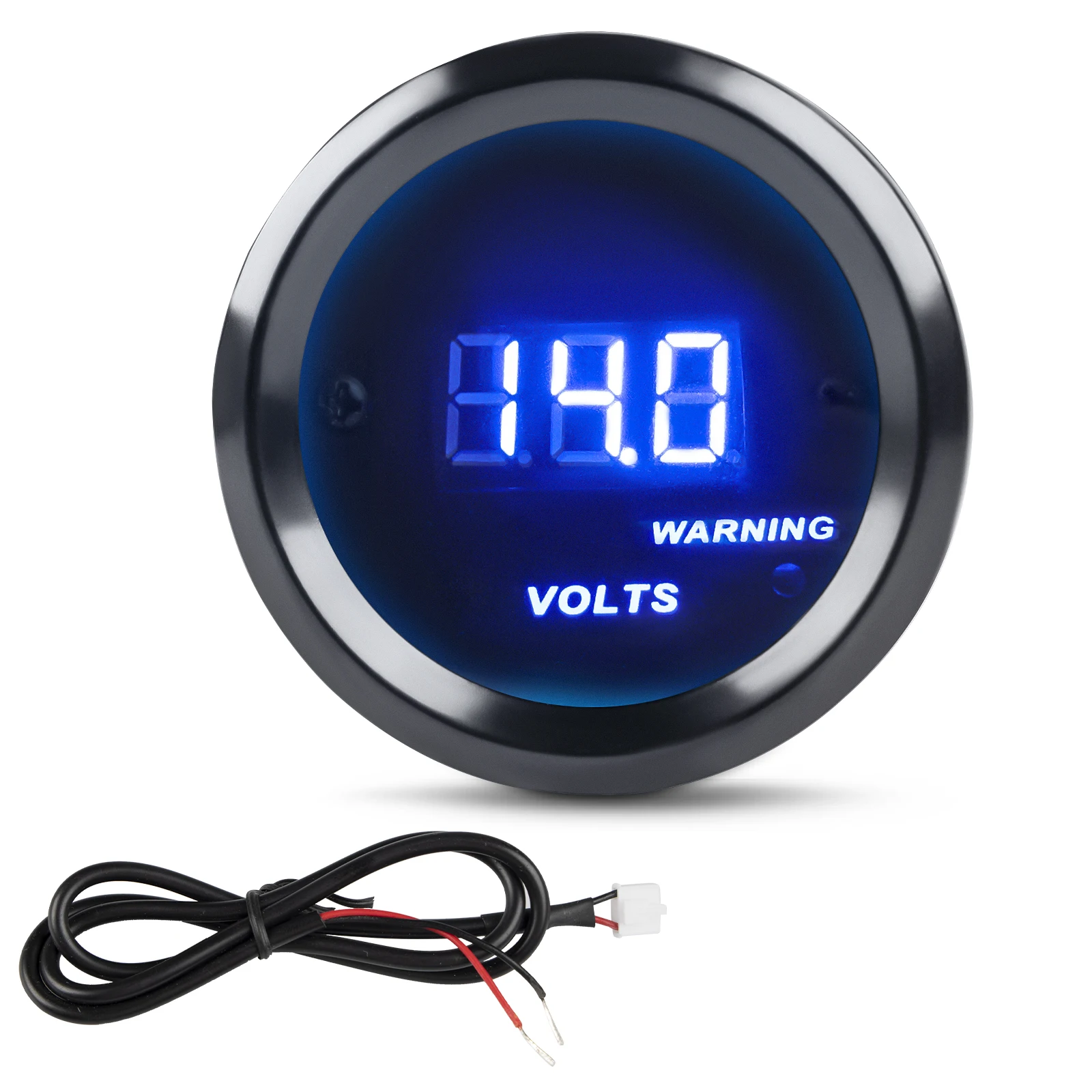 2 "52 мм автомобильный вольтметр, комплект 8-16 В, синий цифровой светодиодный вольтметр с красной сигнальной лампой для автомобиля, грузовика
2 "52 мм автомобильный вольтметр, комплект 8-16 В, синий цифровой светодиодный вольтметр с красной сигнальной лампой для автомобиля, грузовика
