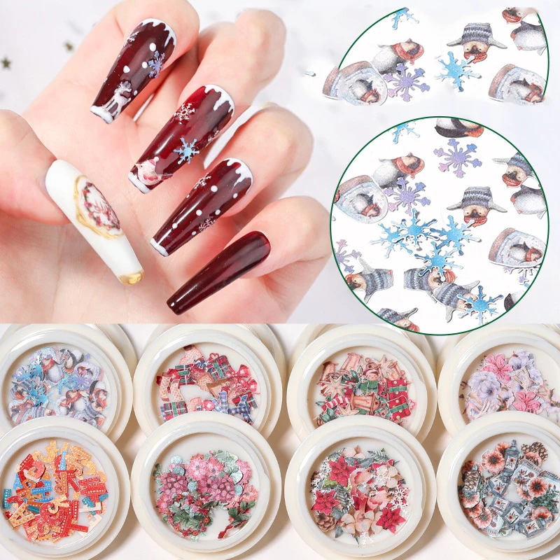 1 Box Christmas Nail Art Ornaments 3D Snowflake English Alphabet Flower Nail Art Charms Nail Stickers DIY Nail Art Decoration
1 Box Christmas Nail Art Ornaments 3D Snowflake English Alphabet Flower Nail Art Charms Nail Stickers DIY Nail Art Decoration