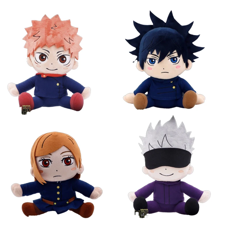 In Stock Original SUNRISEPOP Jujutsukaisen Satoru Gojo Itadori Yuji Fushiguro Megumi Kugisaki Nobara 26CM Cute Doll Plush Toys 
In Stock Original SUNRISEPOP Jujutsukaisen Satoru Gojo Itadori Yuji Fushiguro Megumi Kugisaki Nobara 26CM Cute Doll Plush Toys