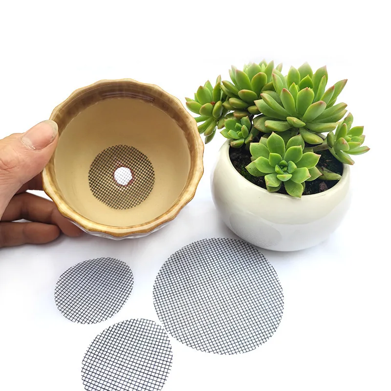 50 Piece Pot Hole Screen Mat,For Plants Mat Round Drainage Hole Screen To Prevent Soil Loss, Plant Drainage Screen Gasket
50 Piece Pot Hole Screen Mat,For Plants Mat Round Drainage Hole Screen To Prevent Soil Loss, Plant Drainage Screen Gasket