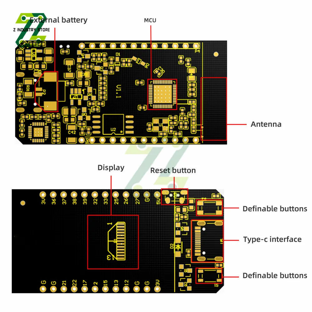 Плата управления с ЖК-дисплеем 1,14 дюйма T-Display ESP32, беспроводной модуль, плата разработки, совместимая с Wi-Fi и Bluetooth
Плата управления с ЖК-дисплеем 1,14 дюйма T-Display ESP32, беспроводной модуль, плата разработки, совместимая с Wi-Fi и Bluetooth