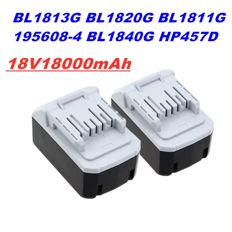 18V 18000mAh Lithium ion Battery for Makita BL1813G Rechargeable Replacement Batteries BL1811G BL1815G 195608-4 Power Tools
18V 18000mAh Lithium ion Battery for Makita BL1813G Rechargeable Replacement Batteries BL1811G BL1815G 195608-4 Power Tools