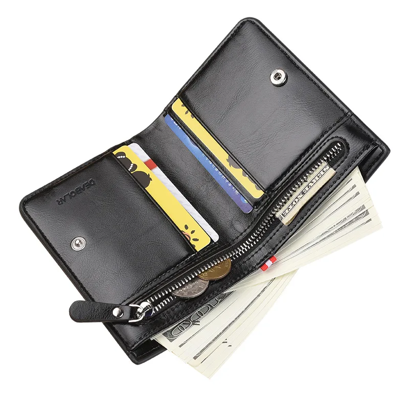Fashion Luxury Leather Brand Bilfold Men Wallet with Coin Bag Zipper Small Money Purses Dollar Slim Purse Money Clip Wallet
Fashion Luxury Leather Brand Bilfold Men Wallet with Coin Bag Zipper Small Money Purses Dollar Slim Purse Money Clip Wallet