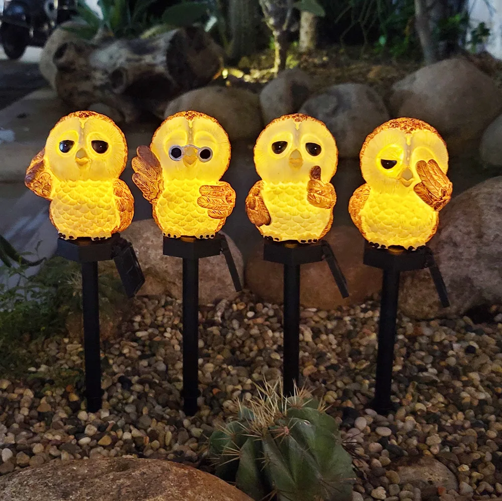 LED Solar Garden Owl Lights Waterproof Animal Outdoor Decor Solar Lawn Stake Lamp For Yard Pathway Patio
LED Solar Garden Owl Lights Waterproof Animal Outdoor Decor Solar Lawn Stake Lamp For Yard Pathway Patio