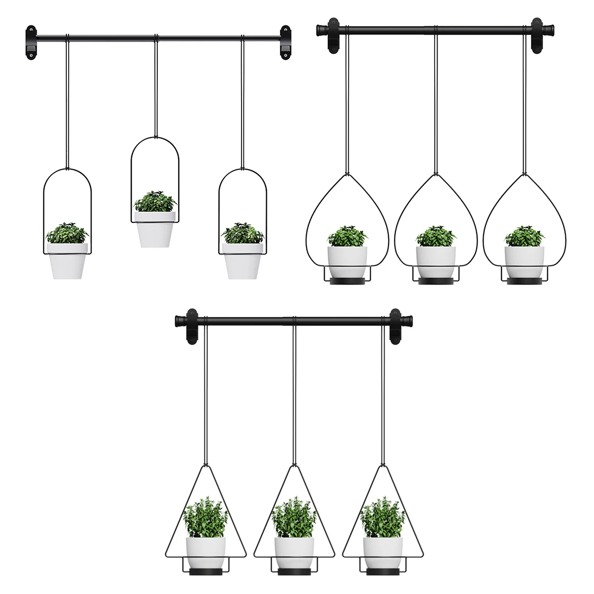 Hanging Planter Pots for Window Wall Plant Hanger Herb Garden Indoor Adjustable Home Decor Flower Pot Basket Holder
Hanging Planter Pots for Window Wall Plant Hanger Herb Garden Indoor Adjustable Home Decor Flower Pot Basket Holder