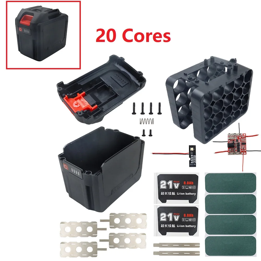 For 18V Lithium Battery DIY Li-Ion Battery Plastic Case For Lomvum Zhipu Hongsong Battery Case For The Data Board 20 Cell
For 18V Lithium Battery DIY Li-Ion Battery Plastic Case For Lomvum Zhipu Hongsong Battery Case For The Data Board 20 Cell