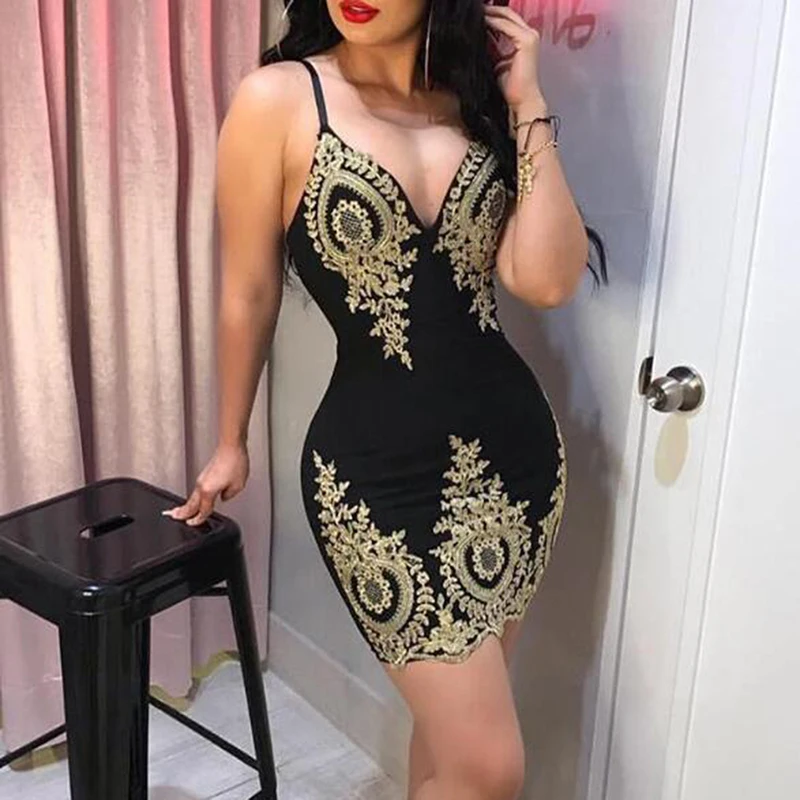 Women Dress Sleeveless Fashion Deep V Collar Side Slim Solid Sexy Bag Hip Dress Sling Shoulder Dress Style Women Clothing
Women Dress Sleeveless Fashion Deep V Collar Side Slim Solid Sexy Bag Hip Dress Sling Shoulder Dress Style Women Clothing