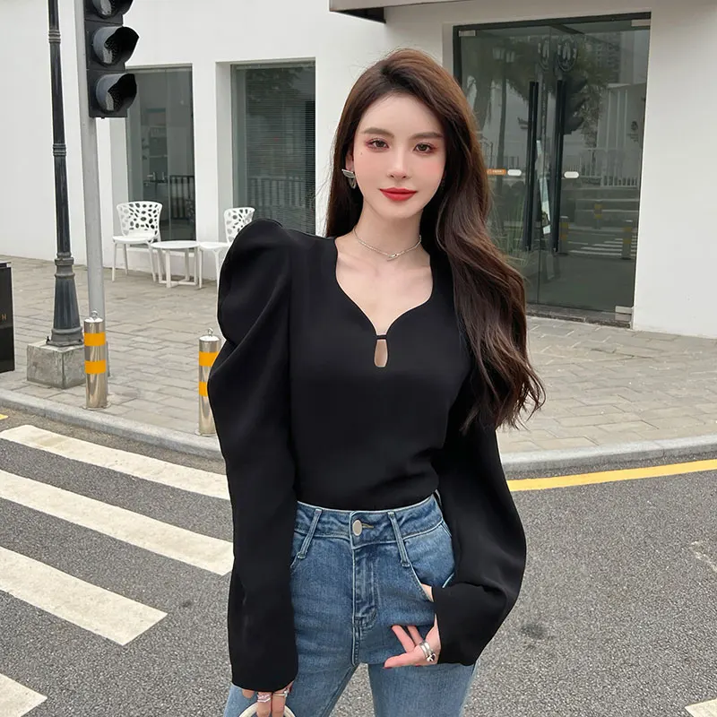 Chiffon Women's Blouse Slim Fit Solid Shirt Summer Elegant Long Sleeve Casual Top Female Loose Fashion Korean Style Clothing
Chiffon Women's Blouse Slim Fit Solid Shirt Summer Elegant Long Sleeve Casual Top Female Loose Fashion Korean Style Clothing
