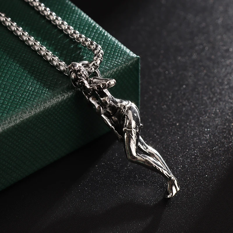 2023 New Fashion Cartoon Characters Metal Pendant Necklace for Men Sexy 3D Three-Dimensional Beautiful Girl Long Necklace
2023 New Fashion Cartoon Characters Metal Pendant Necklace for Men Sexy 3D Three-Dimensional Beautiful Girl Long Necklace