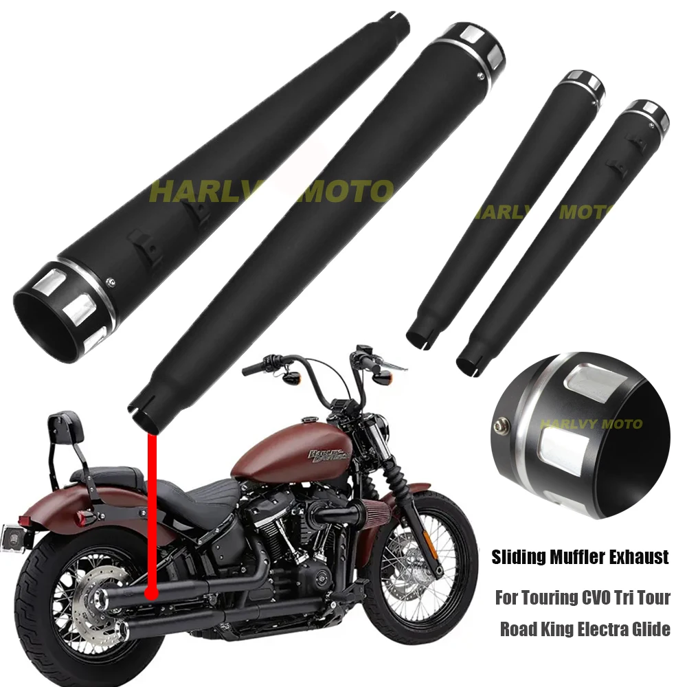 Глушитель выхлопной трубы 4 "Megaphone для Touring CVO Tri Tour Road King Electra Glide
Глушитель выхлопной трубы 4 "Megaphone для Touring CVO Tri Tour Road King Electra Glide