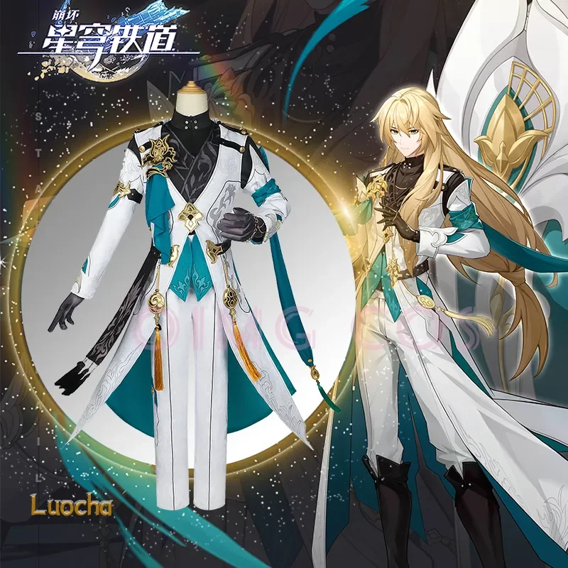 Luocha Cosplay Costume Honkai Star Rail Carnival Uniform Wig Anime Halloween Costumes men Game
Luocha Cosplay Costume Honkai Star Rail Carnival Uniform Wig Anime Halloween Costumes men Game