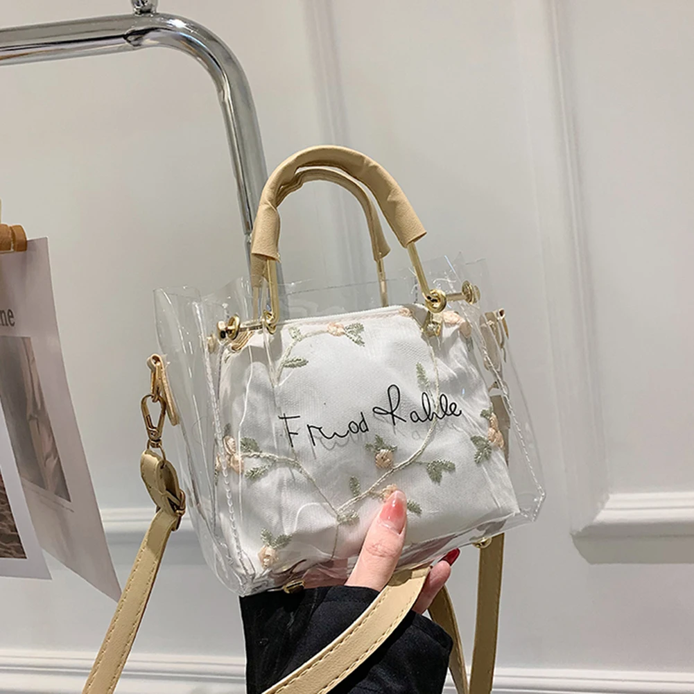 Summer Transparent Jelly Bag Korean Fashion Square bag sac Shoulder Portable Messenger Bag Beach Bag Women clear purses handbags
Summer Transparent Jelly Bag Korean Fashion Square bag sac Shoulder Portable Messenger Bag Beach Bag Women clear purses handbags