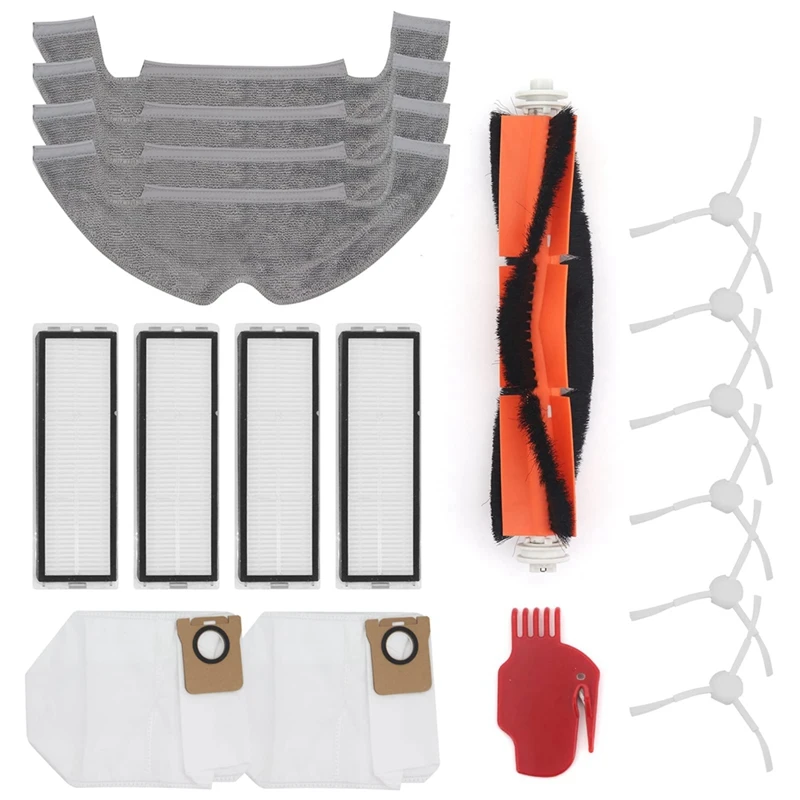 Replacement Main Brush Side Brush HEPA Filter Compatible For Mijia STYTJ05ZHM Robot Vacuum Cleaner Accessories
Replacement Main Brush Side Brush HEPA Filter Compatible For Mijia STYTJ05ZHM Robot Vacuum Cleaner Accessories