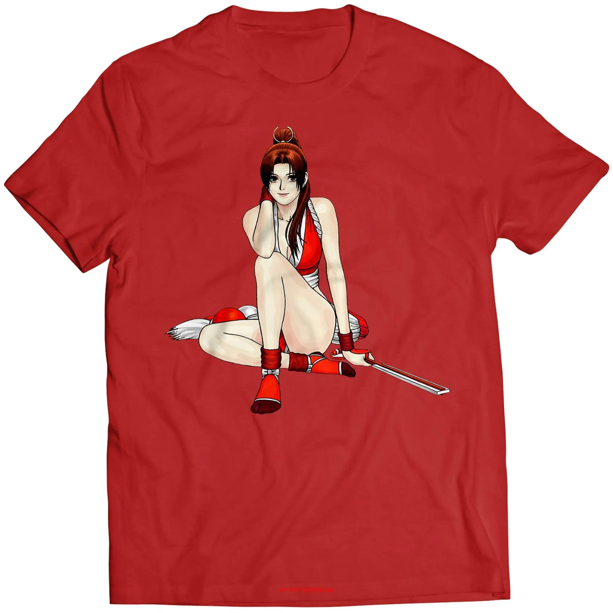 Mai Shiranui KOF98 футболка премиум-класса с рисунком длинными или короткими рукавами