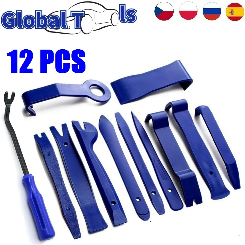 12PCS/13PCS Auto Door Removal Tools Car Repair Tool Plastic Set Voiture Inside Door Plank Lever Car Stereo Disassembly Tool Kit
12PCS/13PCS Auto Door Removal Tools Car Repair Tool Plastic Set Voiture Inside Door Plank Lever Car Stereo Disassembly Tool Kit