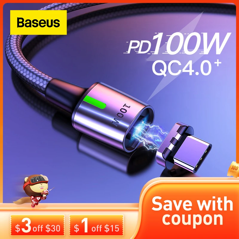 Baseus 100W Magnetic Cable Type C to Type C Cable for Redmi Note 9s Huawei P40 PD Fast Charging for MacBook Pro Micro USB Cable
Baseus 100W Magnetic Cable Type C to Type C Cable for Redmi Note 9s Huawei P40 PD Fast Charging for MacBook Pro Micro USB Cable