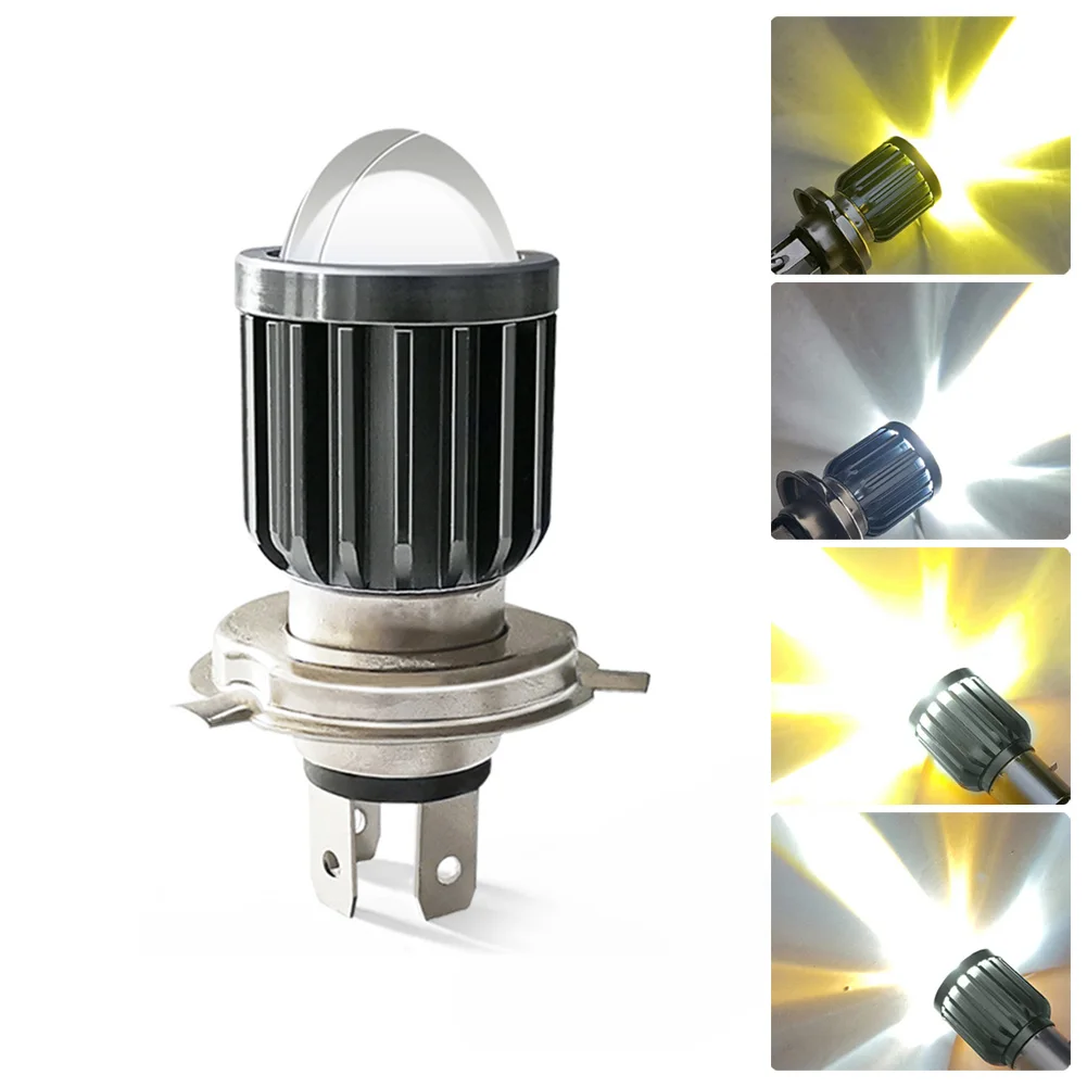 H4 Motorcycle LED Headlights Two-Color Direct Plug-In Modified Headlights IP67 White 6000K High Beam/yellow 3000K Low Beam
H4 Motorcycle LED Headlights Two-Color Direct Plug-In Modified Headlights IP67 White 6000K High Beam/yellow 3000K Low Beam