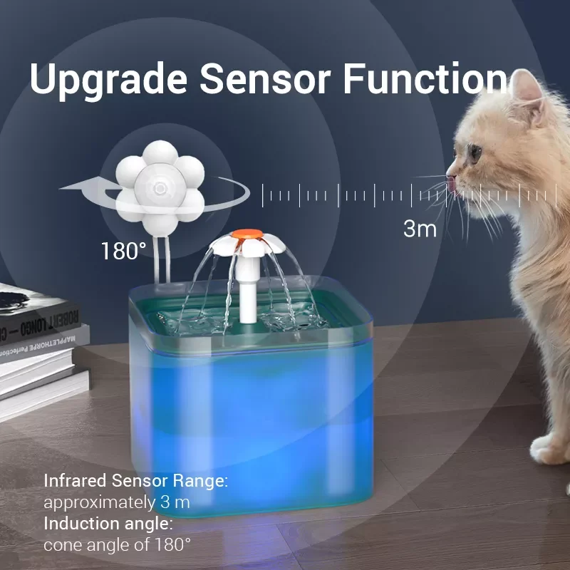 Automatic Cat Water Fountain Filter Indoor 2L LED Drinker for Cat Water Dispenser Pet Drinking Fountain for Cats Feeder
Automatic Cat Water Fountain Filter Indoor 2L LED Drinker for Cat Water Dispenser Pet Drinking Fountain for Cats Feeder