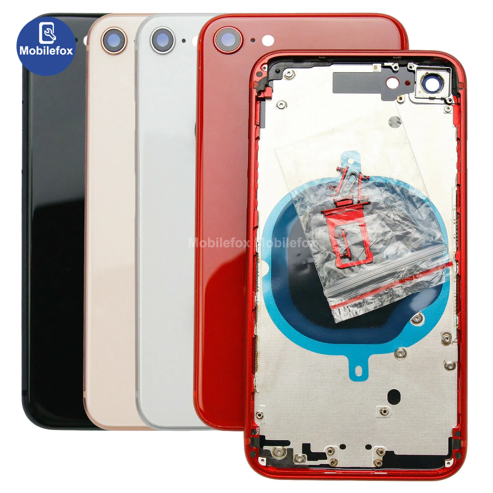 Back housing Glass Cover with Frame Side Buttons Sim Card Tray for iPhone 8 Plus XR Battery Door
Back housing Glass Cover with Frame Side Buttons Sim Card Tray for iPhone 8 Plus XR Battery Door