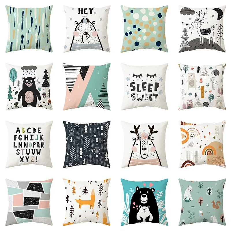 Cross-border Navia cartoon series printed pillow cover sofa cushion waist pillow cover office car home decoration
Cross-border Navia cartoon series printed pillow cover sofa cushion waist pillow cover office car home decoration