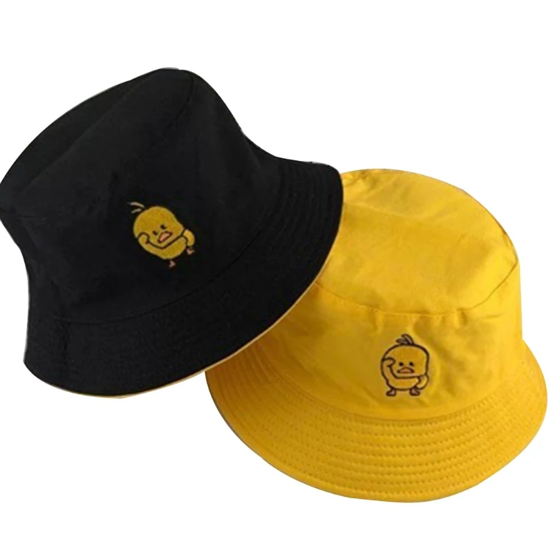 Unisex Yellow Duck Embroidered Bucket Hat Reversible Sunscreen Fisherman Drop Shipping
Unisex Yellow Duck Embroidered Bucket Hat Reversible Sunscreen Fisherman Drop Shipping