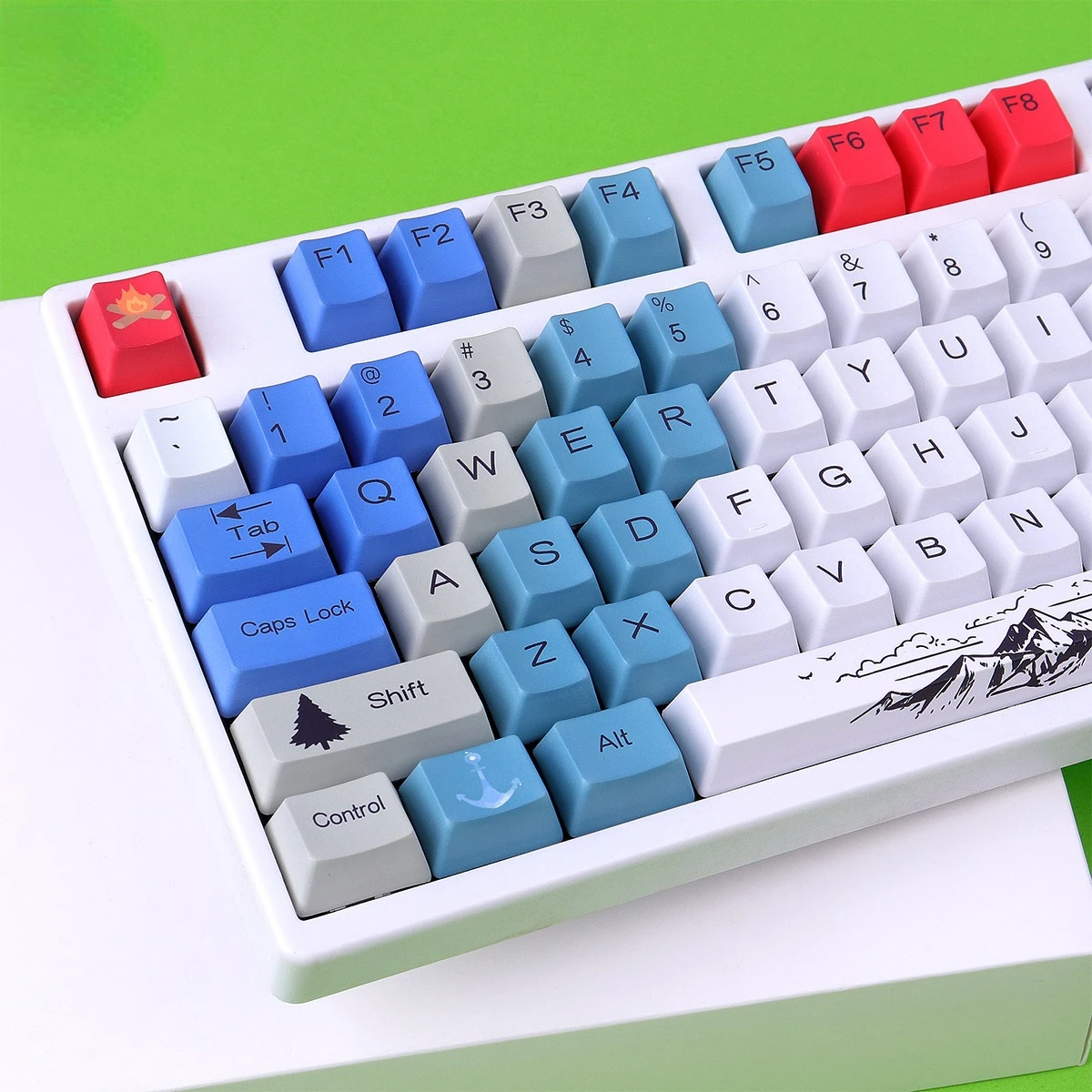 108 Keys PBT Keycap Xda Profile DYE-SUB Mountaineering Personalized KeyCaps for Cherry MX Switch Mechanical Keyboard
108 Keys PBT Keycap Xda Profile DYE-SUB Mountaineering Personalized KeyCaps for Cherry MX Switch Mechanical Keyboard