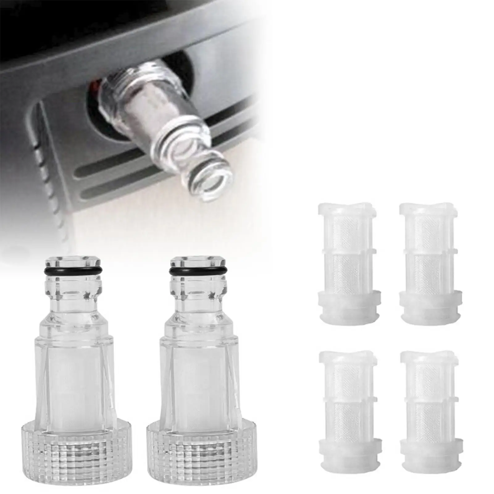 6Pcs High Pressure Connection Filter and Nets Pressure Washer Filters Nets Water Connector Filter for K2-K7 Series Accessories 
6Pcs High Pressure Connection Filter and Nets Pressure Washer Filters Nets Water Connector Filter for K2-K7 Series Accessories