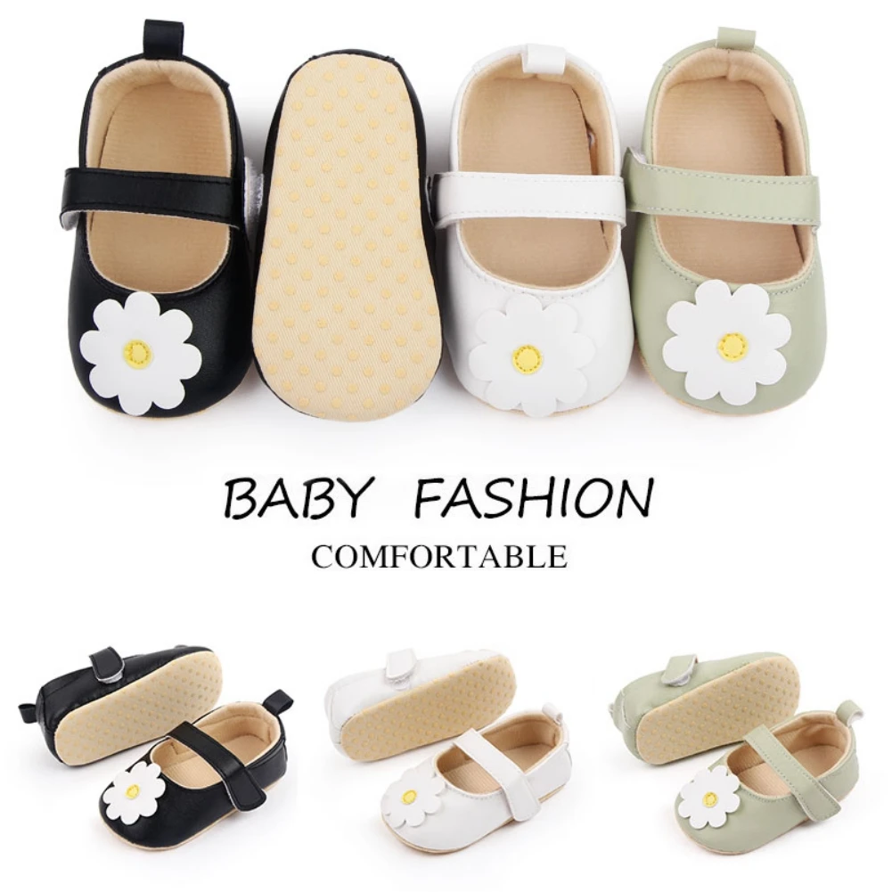 Baby Girls Flats Shoes Infant Toddler Flower Non-slip Rubber Soft-Sole PU First Walker Newborn Princess Wedding Mary Janes
Baby Girls Flats Shoes Infant Toddler Flower Non-slip Rubber Soft-Sole PU First Walker Newborn Princess Wedding Mary Janes