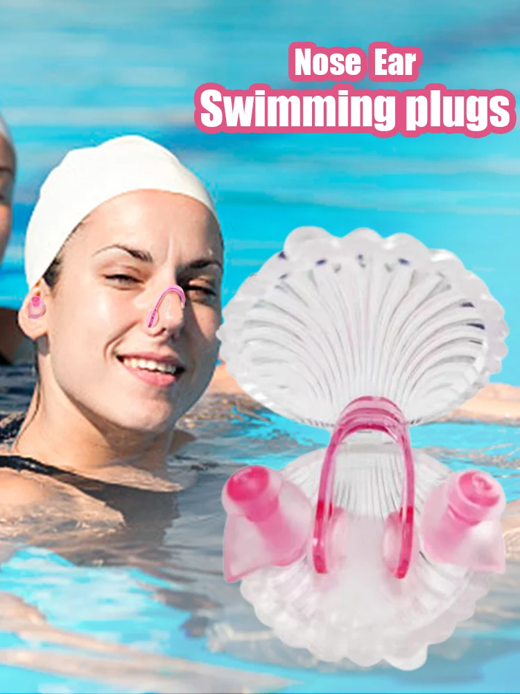 Nose Clip And Ear Plugs For Swimming Waterproof Nose Ear Protector Swimming Sets Block Water Soft & Comfortable Plugs Nose Clip
Nose Clip And Ear Plugs For Swimming Waterproof Nose Ear Protector Swimming Sets Block Water Soft & Comfortable Plugs Nose Clip