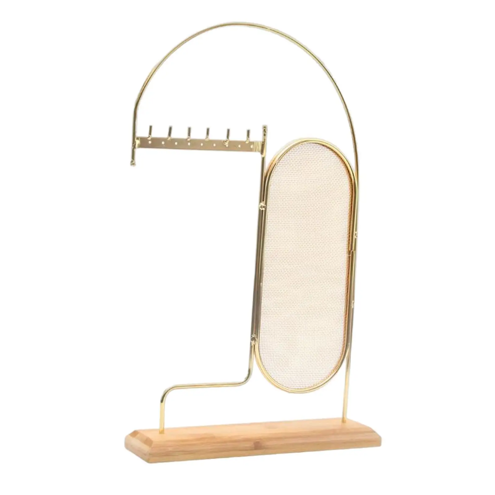 Metal Jewelry Organizer Stand Large Storage with Wooden Base Jewelry Tree Hanging Holder for Earrings Chain Girls Countertop
Metal Jewelry Organizer Stand Large Storage with Wooden Base Jewelry Tree Hanging Holder for Earrings Chain Girls Countertop