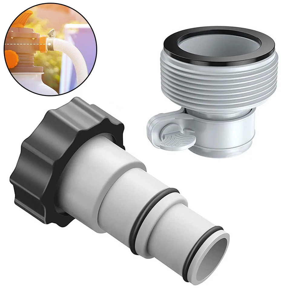 Hose Connector A & B For Intex Pools With 1.25" Fittings To 1.5" Fittings Hose Adapter 9.88 X 10.63 X 7.88 Inches Outdoor Pool
Hose Connector A & B For Intex Pools With 1.25" Fittings To 1.5" Fittings Hose Adapter 9.88 X 10.63 X 7.88 Inches Outdoor Pool