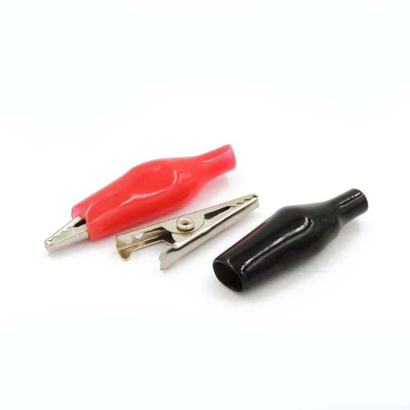 10/20 PCS Alligator Clip 28MM Metal Crocodile Electrical Clamp Testing Probe Meter Black Red with Plastic Boot Car Auto Battery
10/20 PCS Alligator Clip 28MM Metal Crocodile Electrical Clamp Testing Probe Meter Black Red with Plastic Boot Car Auto Battery