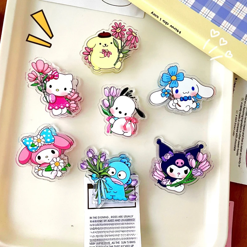 

Sanrio Kawaii Sealing Clip HelloKitty MyMelody Kuromi Cinnamoroll Anime Cartoon Decorative Cute PP Clip A Gift for My Classmates