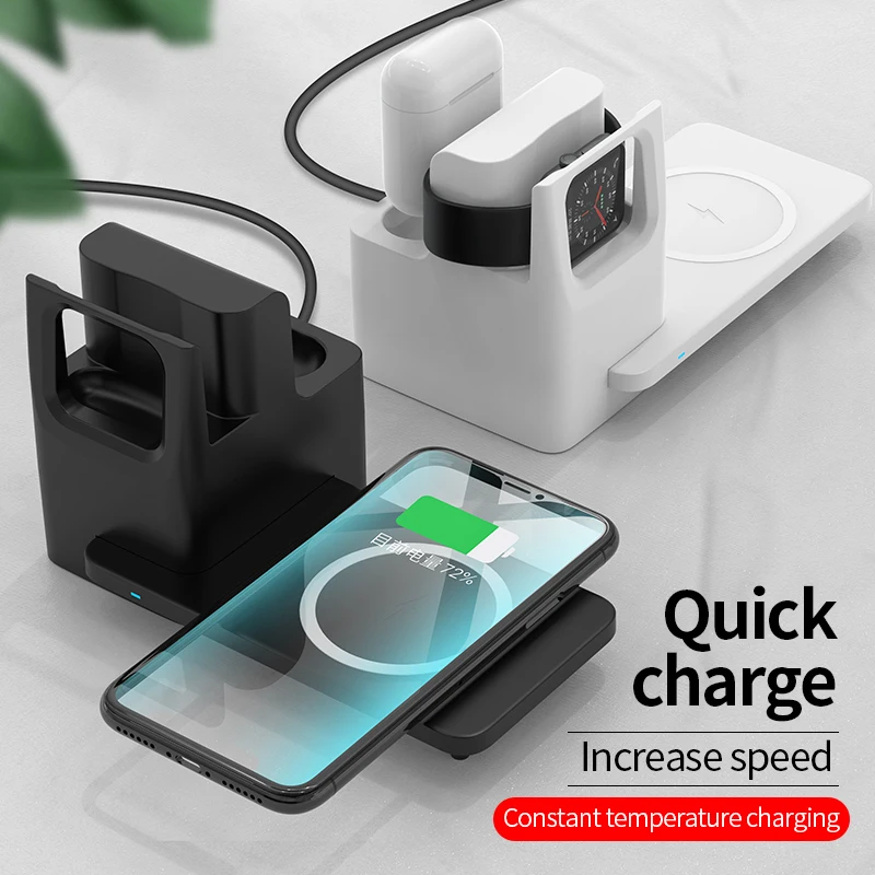 2022 3 In 1 Wireless Charger Dock Station Fast Wireless Charging Bracket Holder For Android Type C Phones Iwatch Airpods Iphone
2022 3 In 1 Wireless Charger Dock Station Fast Wireless Charging Bracket Holder For Android Type C Phones Iwatch Airpods Iphone