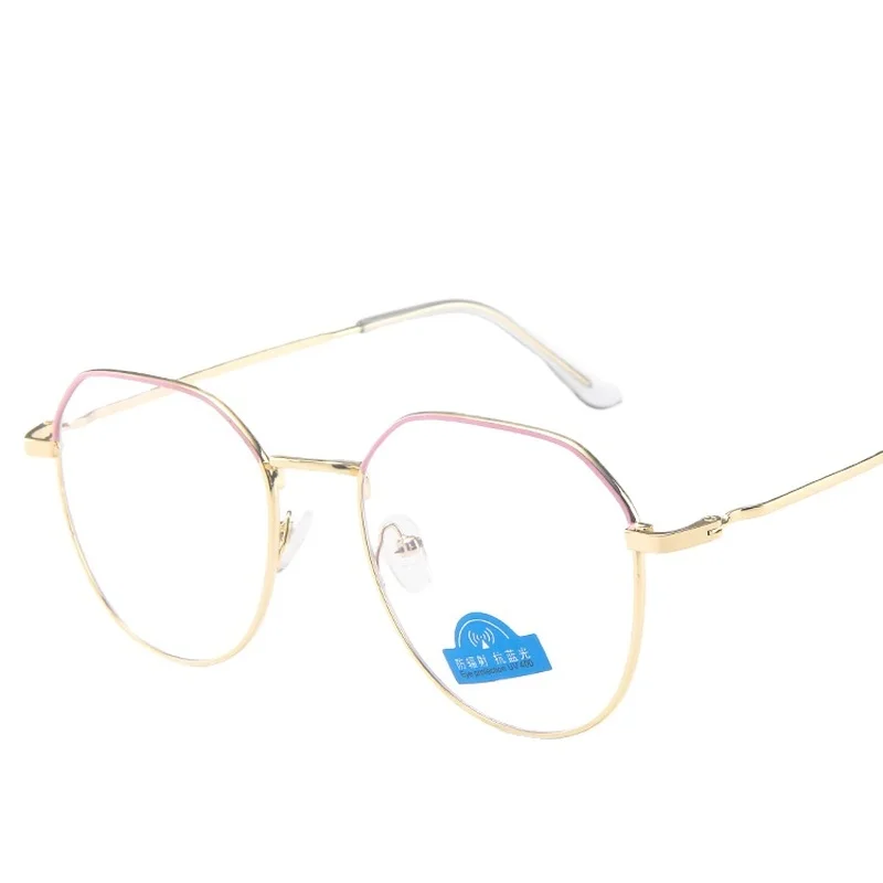 New Designer Blue Ray Glasses Woman Men Optical Frames Metal Round Glasses Frame Clear Lens Retro Eyewear Computer Glasses
New Designer Blue Ray Glasses Woman Men Optical Frames Metal Round Glasses Frame Clear Lens Retro Eyewear Computer Glasses
