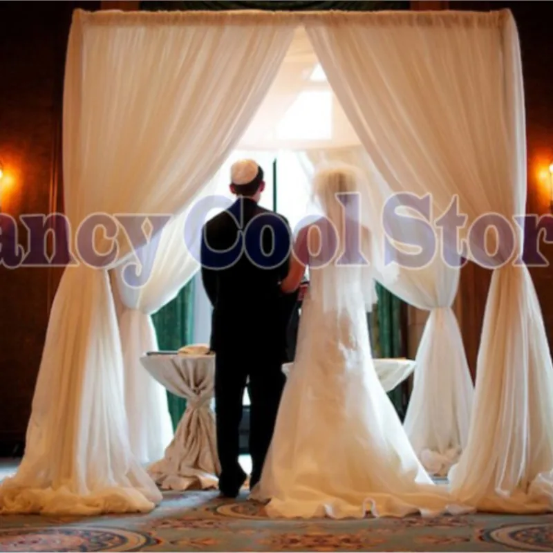 Ivory Wedding Canopy Curtain with Stand Pavilion Frame with Backdrop Curtain Churppah drapes 10ft x 10ft x 10ft
Ivory Wedding Canopy Curtain with Stand Pavilion Frame with Backdrop Curtain Churppah drapes 10ft x 10ft x 10ft