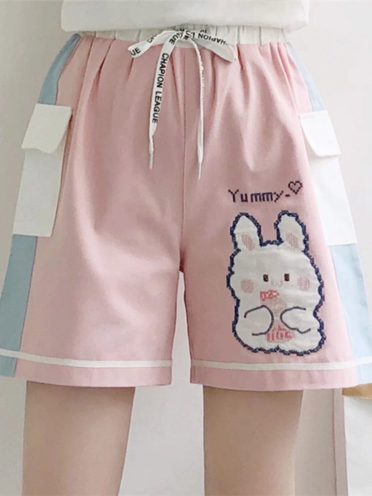 Y2K Summer Shorts Women Rabbit Kawaii Short Pants Korean Style Cotton Trousers Embroidery High Waist Casual Girls Pink Pants
Y2K Summer Shorts Women Rabbit Kawaii Short Pants Korean Style Cotton Trousers Embroidery High Waist Casual Girls Pink Pants