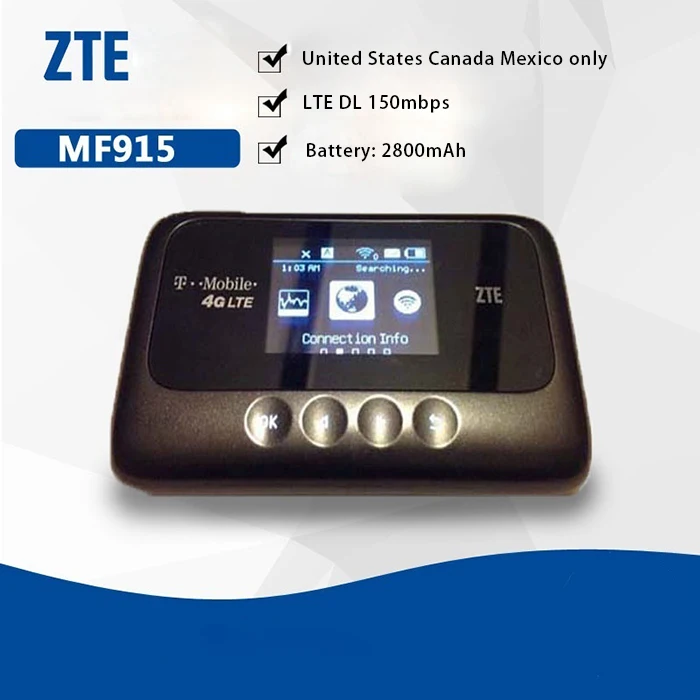 Разблокированная Мобильная точка доступа ZTE MF915 4G LTE Cat4 | Компьютеры и офис