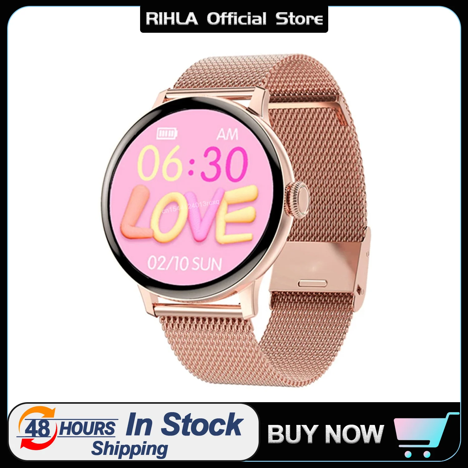 RIHLA Full Touch Smart Watch Women Waterproof Bracelet ECG Heart Rate Monitor Sleep Monitoring Smartwatch Men For IOS Android
RIHLA Full Touch Smart Watch Women Waterproof Bracelet ECG Heart Rate Monitor Sleep Monitoring Smartwatch Men For IOS Android