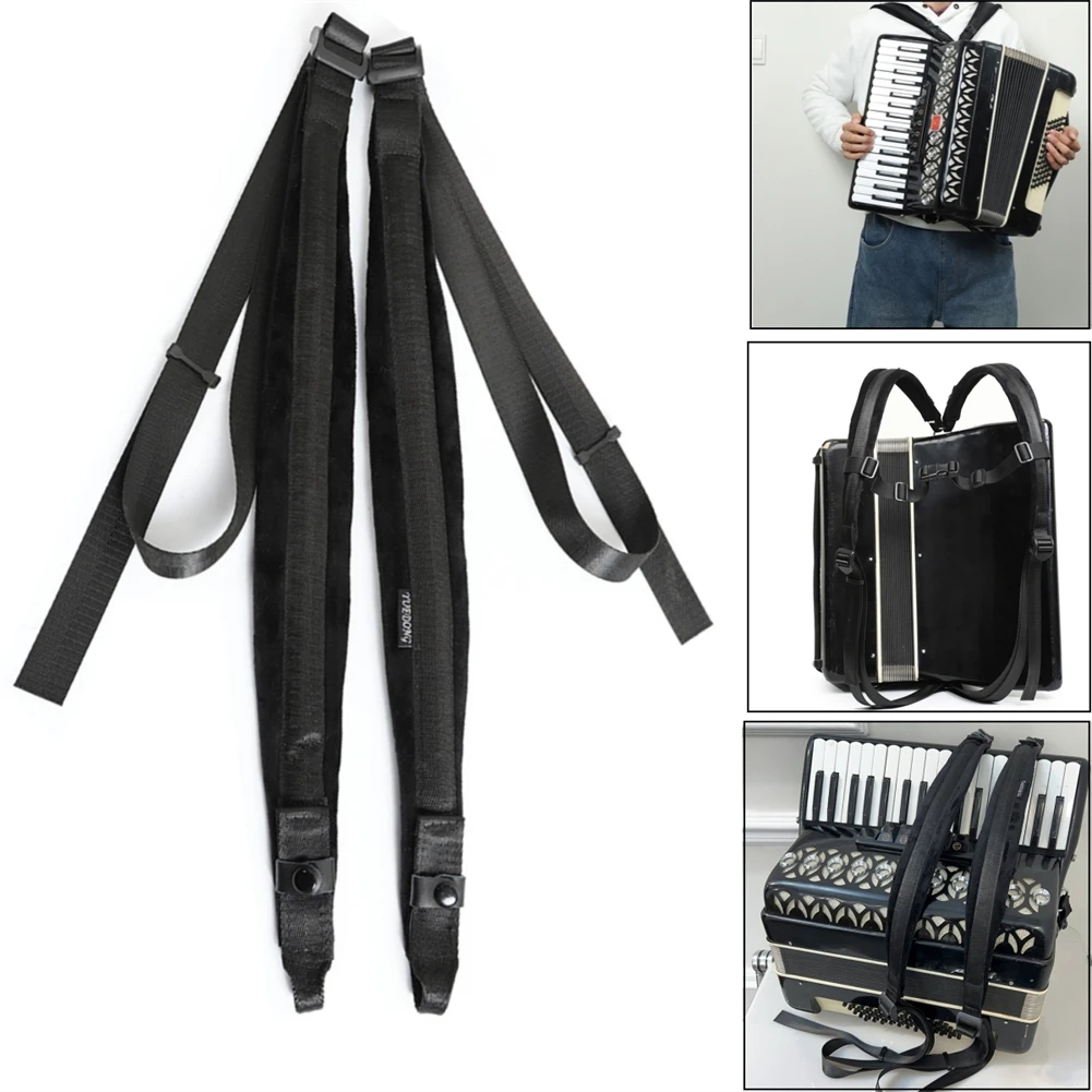 1 Pair Soft Nylon Accordion Shoulder Strap With Adjustable Buckle Suitable For 8-120 Bass Accordion Brand New And High Quality
1 Pair Soft Nylon Accordion Shoulder Strap With Adjustable Buckle Suitable For 8-120 Bass Accordion Brand New And High Quality