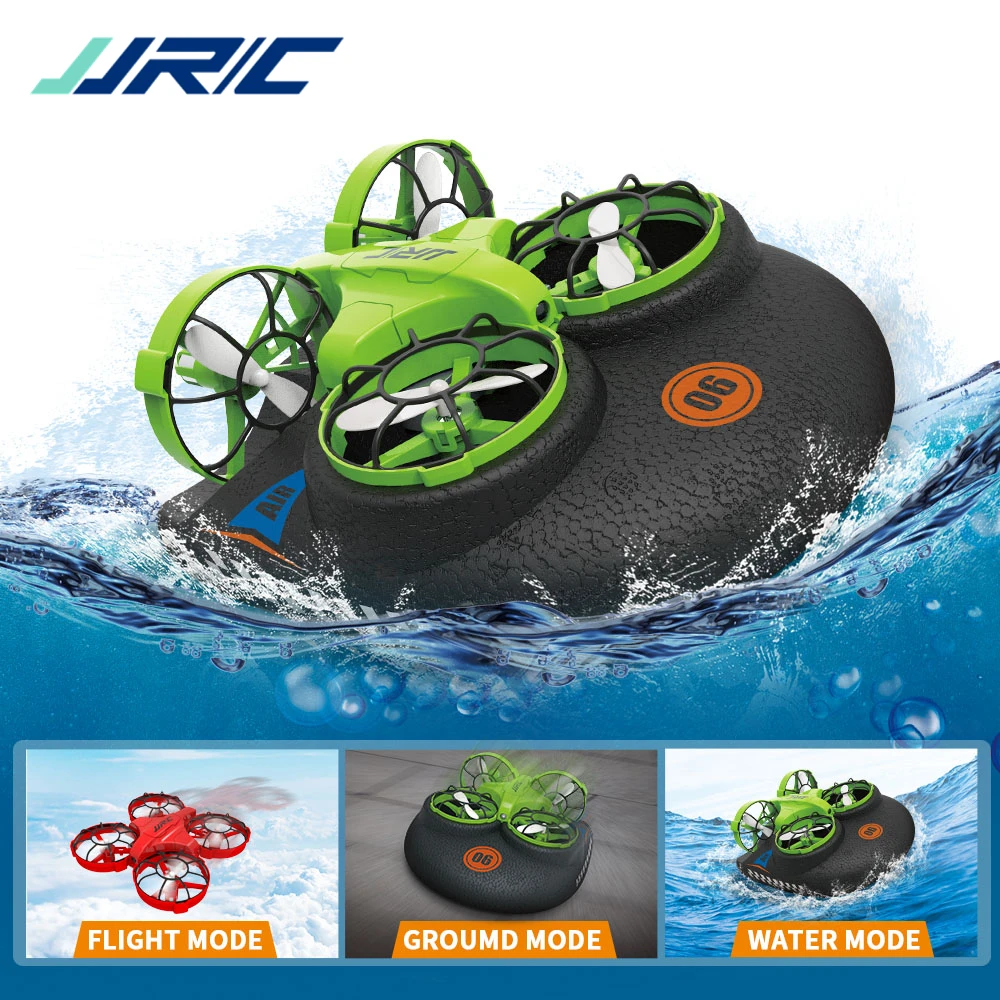 

3in1 Mini RC Drone JJRC H94 2.4G 6-Axis Sea land Air flight Headless Mode Separable Drone Boat for Kids Toy VS H36F E010 E016F