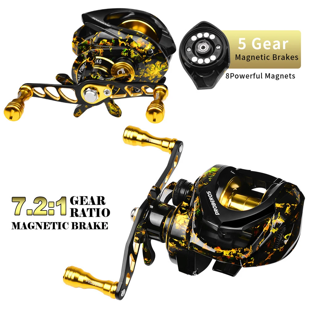 Spinning Reel Max Drag 8KG for Sea Fishing Reel Metal Spool Carp Reel 3+1BB 7.2:1 Gear Ratio High Speed Spool Bait Casting Reel
Spinning Reel Max Drag 8KG for Sea Fishing Reel Metal Spool Carp Reel 3+1BB 7.2:1 Gear Ratio High Speed Spool Bait Casting Reel